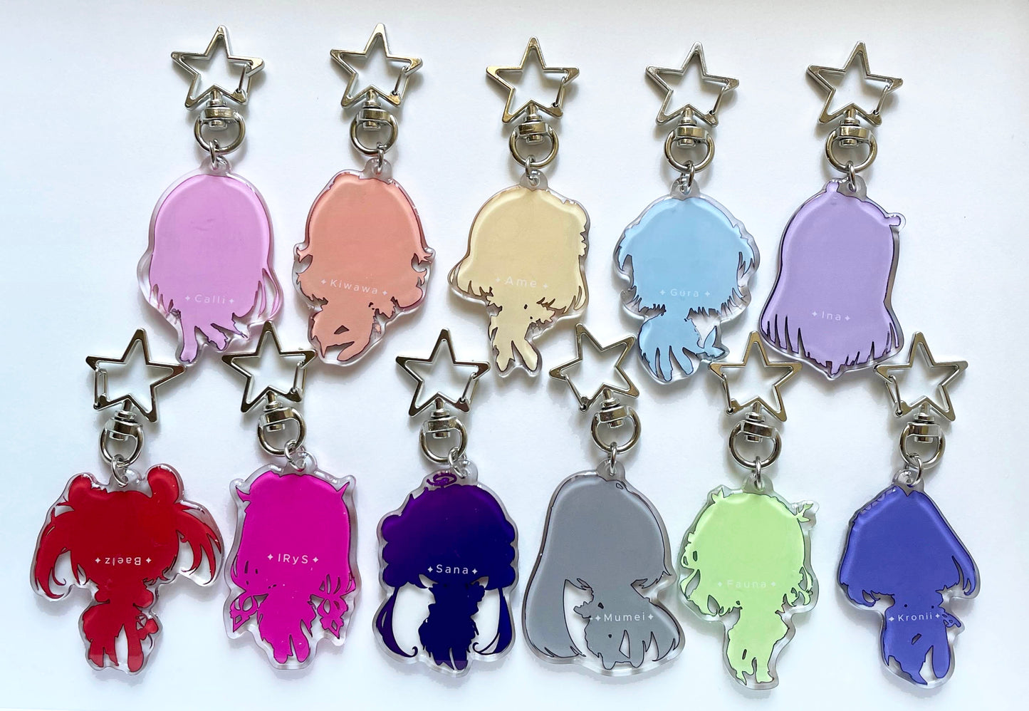 Assorted idol charms