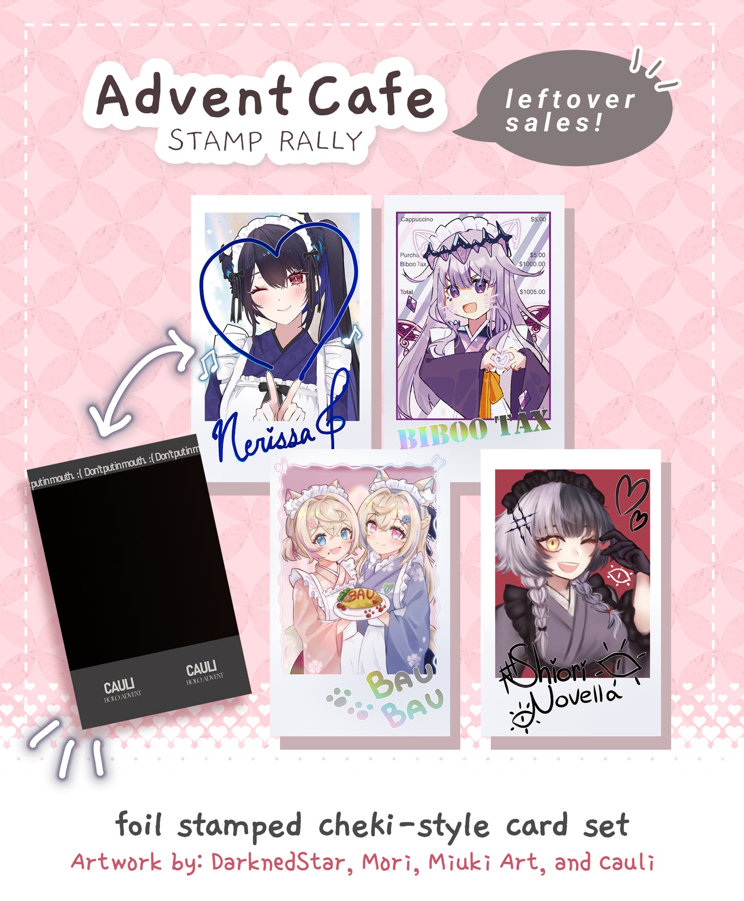 ANIREVO Advent Cafe stamp rally leftovers