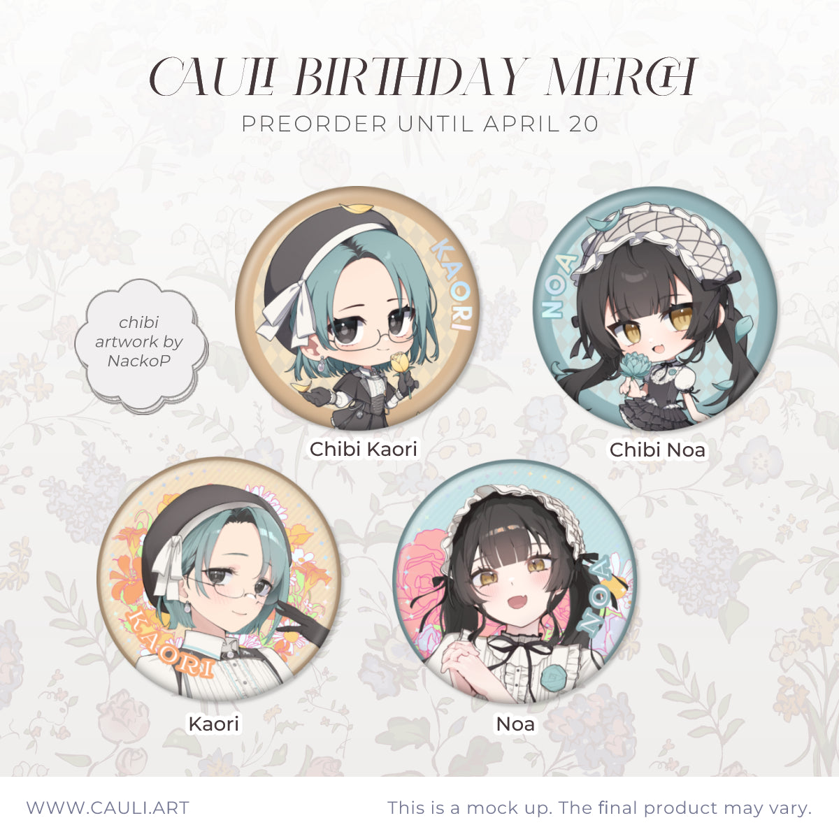 [PREORDER] FLOWERS Pin Badge